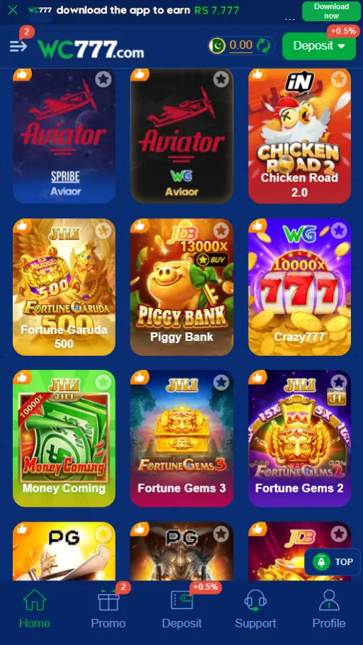 WC777 Game